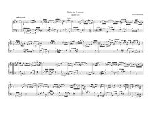Partition complète,  en E minor, E minor, Buxtehude, Dietrich