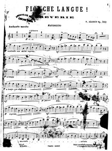 Partition mandoline , partie, Fior Che Langue! Op.262, Reverie, A minor