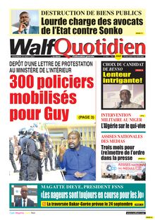 Walf Quotidien n° 9421 - du 25/08/2023