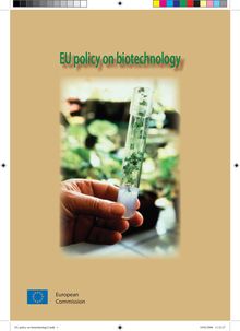 EU policy on biotechnology