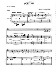 Partition complète (B♭ Major: medium voix et piano), Don César de Bazan