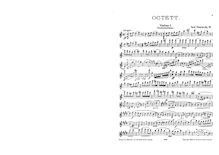 Partition parties complètes, corde Octet, Op.78, Octett für 4 Violinen, 2 Bratschen und 2 Violoncelle, Op. 78