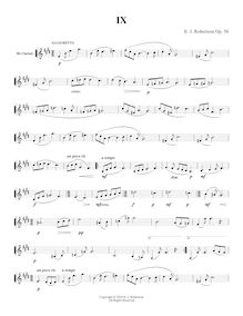 Partition No.9, 10 Duos pour flûte et clarinette, Op.56, Robertson, Ernest John
