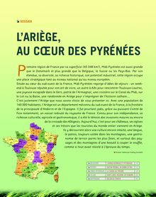 Première région de France par sa superficie (45 - L ARIÈGE, AU ...