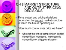 Market structure(2)