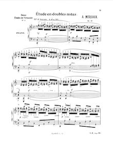 Partition Etude No.37Etude No.4Etude No.48, Etudes, Op.63, Méreaux, Jean-Amédée Lefroid de
