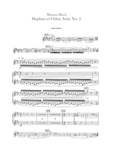 Partition hautbois 1/2, anglais cor, Daphnis et Chloé  No.2, Fragments symphoniques II