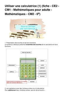 Utiliser une calculatrice (1)