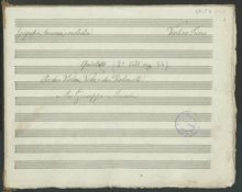 Partition violon 1, corde quintette, Op.54, Epigrafe Armonia e melodie Quintet