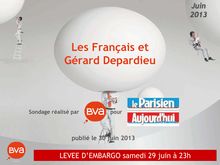 Les Français et Gérard Depardieu