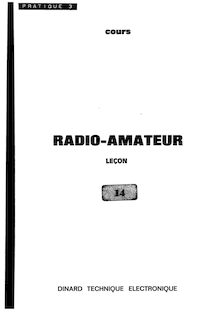 Dinard Technique Electronique - Cours radioamateur Lecon 14