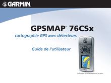 Notice GPS Garmin  GPSMAP 76CSx GPS with 2GB Memory Card