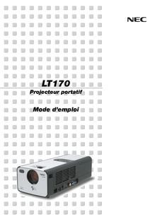 Notice Projecteur NEC  LT170