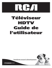 Notice Télévision RCA  D52W14