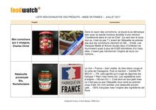 Rapport Foodwatch