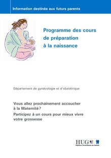 Préparation à la naissance (cours) - Cours preparation naissance ...