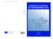 Examen de la politique de l'environnement 2003