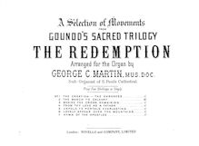 Partition complète, La rédemption, Trilogie sacrée, Gounod, Charles