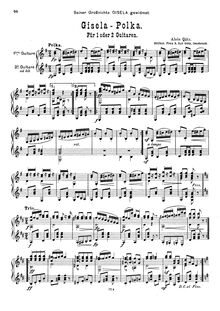 Partition complète, Gisela-Polka, G major, Götz, Alois