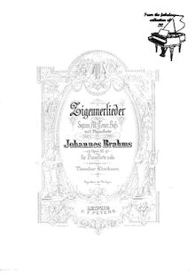 Partition complète, 6 quatuors, Brahms, Johannes
