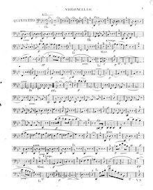 Partition violoncelle, Sextet, Op.142, G minor, Ries, Ferdinand