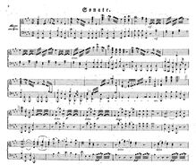 Partition complète, Piano Sonata No.5 en E major, E major, Weyse, Christoph Ernst Friedrich