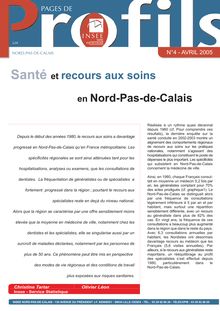 Santé et recours aux soins en Nord-Pas-de-Calais