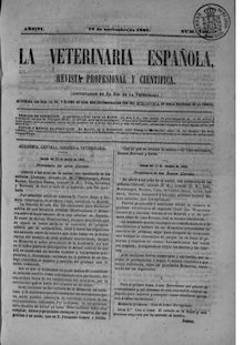 La veterinaria española, n. 190 (1862)