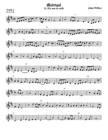 Partition viole de gambe aigue 2, madrigaux - Set 2, Wilbye, John