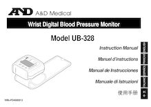 Notice Moniteur de tension artérielle A&D  UB-328