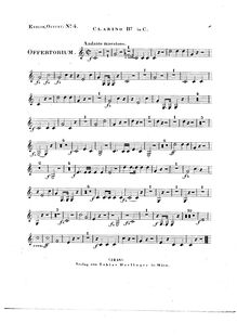 Partition trompette (Clarino) 2, Tui sunt coelie et tua est Terra
