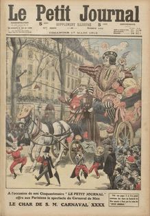 LE PETIT JOURNAL SUPPLEMENT ILLUSTRE  N° 1113 du 17 mars 1912