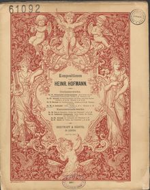 Partition complète, Im Schlosshof, Suite, Hofmann, Heinrich