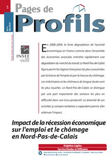 Impact de la récession économique sur l emploi et le chômage en Nord-Pas-de-Calais