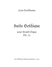 Partition , Introduction et choral,  Gothique, Op.25, Boëllmann, Léon par Léon Boëllmann