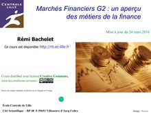 Marches_Financiers_-_Metiers_de_la_finance - Marchés Financiers G2 ...
