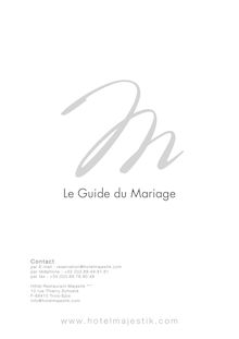 Le Guide du Mariage