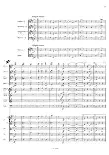 Partition , Menuetto (Scherzo), Symphony en C Major, Bizet, Georges