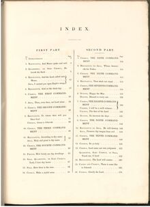 Partition complète, Das Gesetz des alten Bundes, Mount Sinai, or the ten commandments ; an oratorio in 2 parts