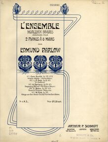 Partition couverture couleur, Kleine Blumenstücke, Op.178, Gurlitt, Cornelius