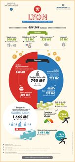 Lyon : Bilan de santé financière 2012 (Infographie Institut Montaigne)