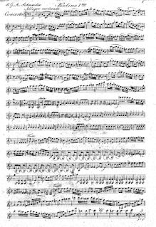 Partition Complete orchestral parties, Concertos pour vents, Opp.83-90
