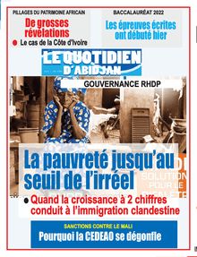 Le Quotidien d’Abidjan n°4153 - du mardi 05 juillet 2022