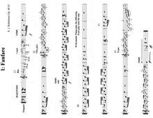 Partition timbales,  pour orchestre, B flat, Robertson, Ernest John
