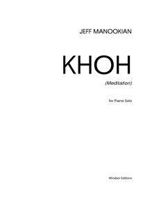 Partition complète, Khoh, (Meditation), D minor / G minor, Manookian, Jeff