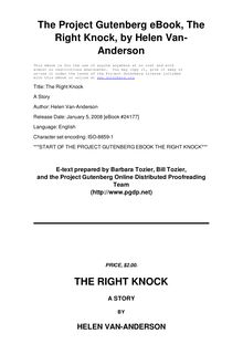 The Right Knock - A Story