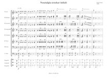 Partition complète, Nosztalgia-zenekar induló, E♭ major, Rieth, József
