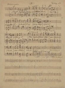 Partition parties, Two chansons pour chœur masculin, EG 169, Grieg, Edvard