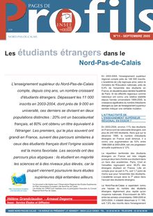 Les étudiants étrangers dans le Nord-Pas-de-Calais