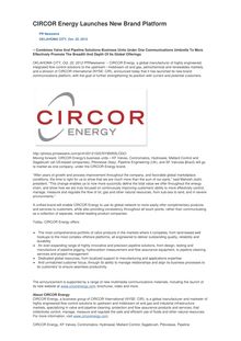 CIRCOR Energy Launches New Brand Platform